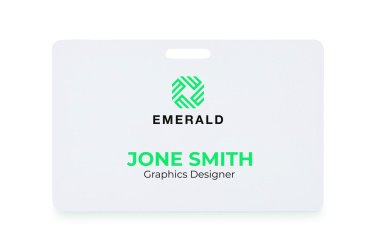 Logotrade promotional gift picture of: Lanyard badge 54 x 86mm