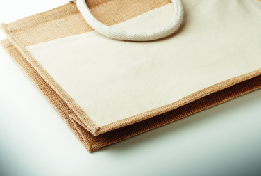 Logo trade promotional giveaway photo of: Jute shopping bag