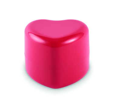 Logotrade promotional giveaway image of: Heart shape vegan lip balm