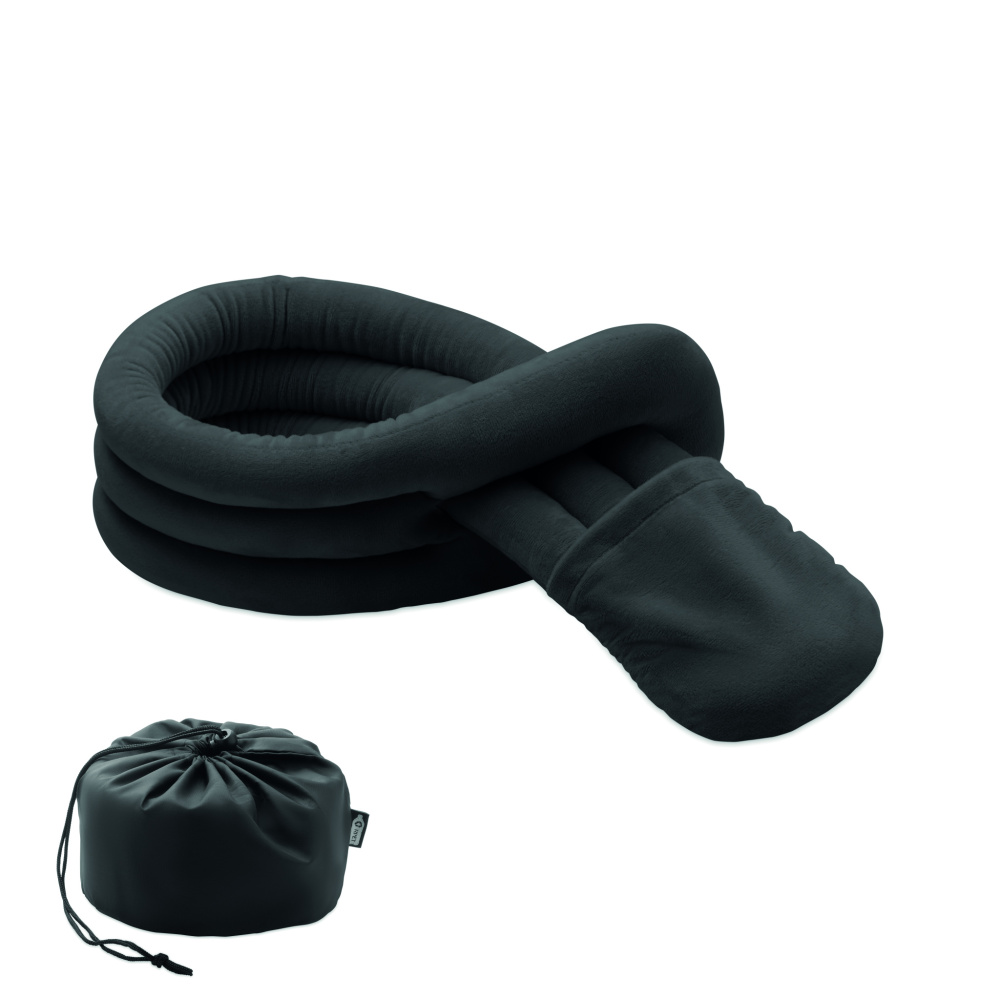 Logo trade promotional merchandise picture of: Bendable roll travel pillow