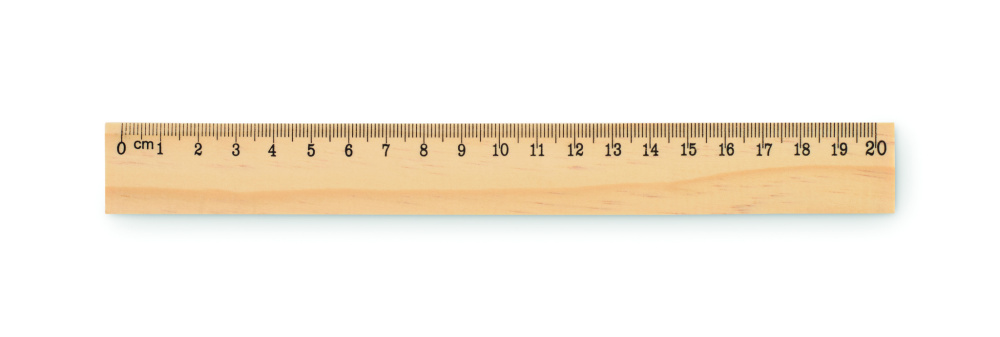 Logotrade promotional items photo of: Wooden ruler 20cm