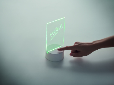 Logo trade promotional item photo of: Light-up LED memo board