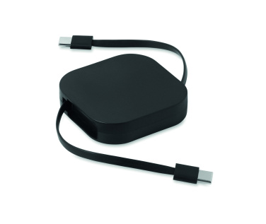 Logo trade promotional gift photo of: 100W retractable charging cable