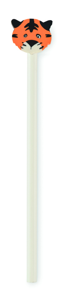 Logo trade promotional merchandise picture of: Wooden pencil in animal shape