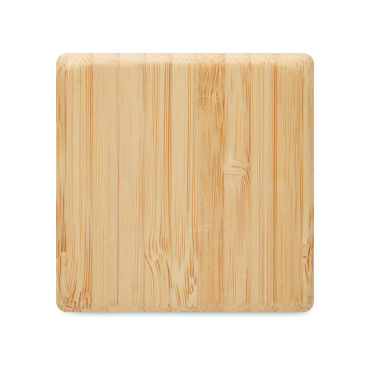 Logo trade promotional items image of: Bamboo twist snooze timer