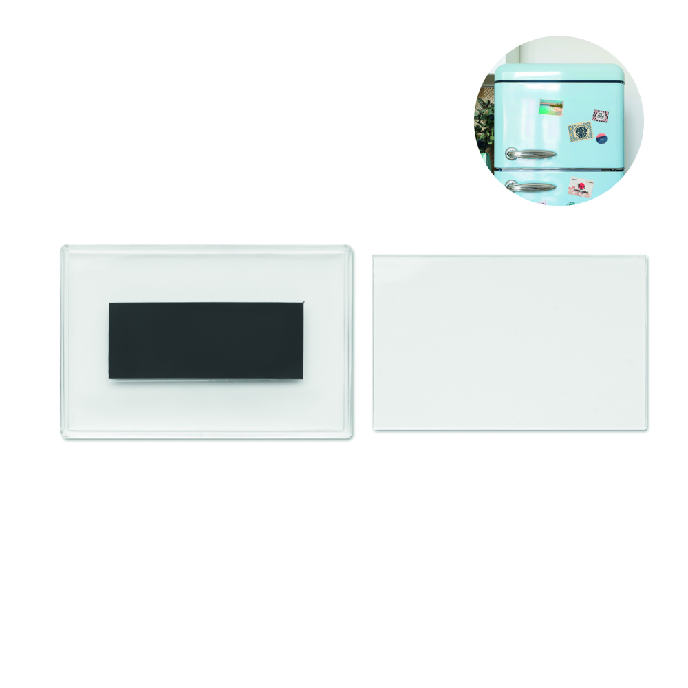 Logotrade promotional giveaway image of: Acrylic photo magnet rectangula