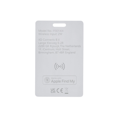 Logo trade promotional gifts image of: Findit Dual RCS rplastic ultra-thin finder card rechargeable