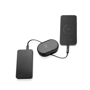 Logo trade promotional products image of: Chargevix RCS rplastic Multi-functional 60W charging set