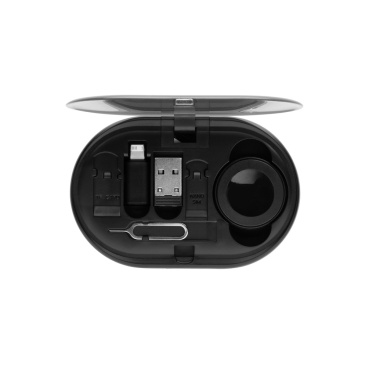 Logotrade advertising product picture of: Chargevix RCS rplastic Multi-functional 60W charging set