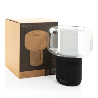 Logotrade promotional gift picture of: Lux RCS recycled plastic 10W speaker lamp