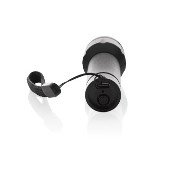 Logotrade promotional merchandise image of: Flara RSC recycled plastic USB-rechargeable torch