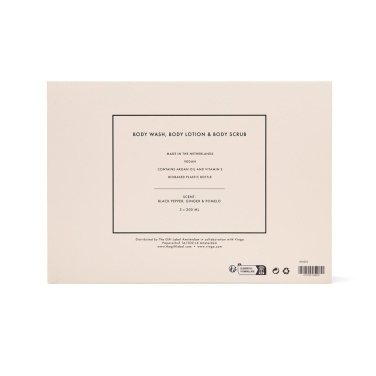 Logo trade business gifts image of: VINGA x TGL body care gift set