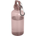 Oregon 400 ml RCS certified recycled plastic water bottle with carabiner, Dusty Pink