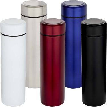 Logotrade promotional merchandise image of: Taylor 450 ml double wall stainless steel flask with tea strainer