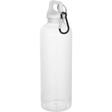 Logo trade promotional products image of: Oregon 750 ml RCS recycled plastic water bottle with carabiner