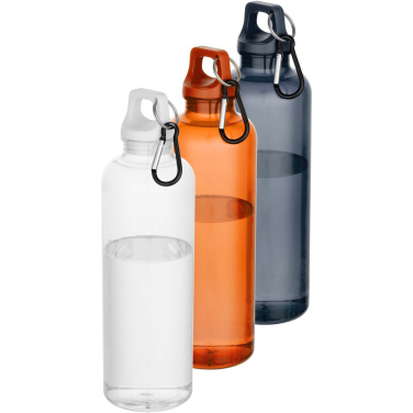 Logo trade corporate gift photo of: Oregon 750 ml RCS recycled plastic water bottle with carabiner