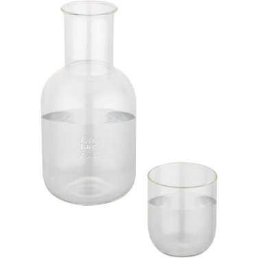Logo trade promotional merchandise photo of: Amelie glass carafe and cup set