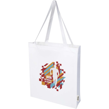 Logotrade promotional product picture of: Odisha 180 g/m² OCS organic full gusset tote bag 14L