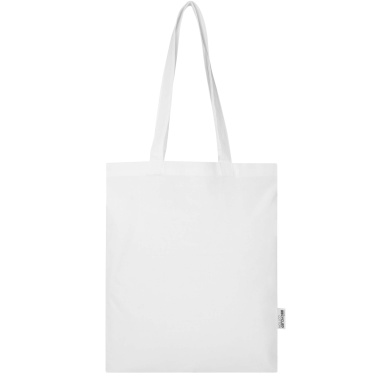 Logotrade promotional item image of: Peru Blend 180 g/m² GRS recycled cotton tote bag 7L