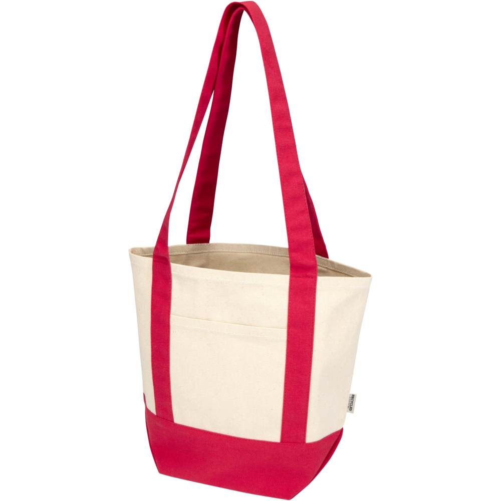 Logotrade advertising product image of: Sam 320 g/m² GRS recycled mini cotton tote bag