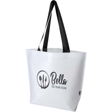 Logo trade promotional giveaways image of: Duo GRS recycled double-laminated oversized tote bag 30L