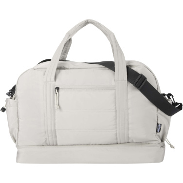 Logotrade promotional product picture of: Puffer GRS recycled duffel bag with insulated bottom 30L