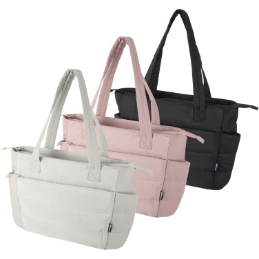 Logotrade advertising product image of: Puffer 15.6" GRS recycled laptop tote bag 18L