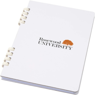 Logo trade promotional items image of: Fil A5 hard cover RCS recycled spiral notebook