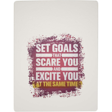 Logotrade advertising product image of: Clast A4 clipboard with magnetic closure and RCS recycled ballpoint pen (black ink)