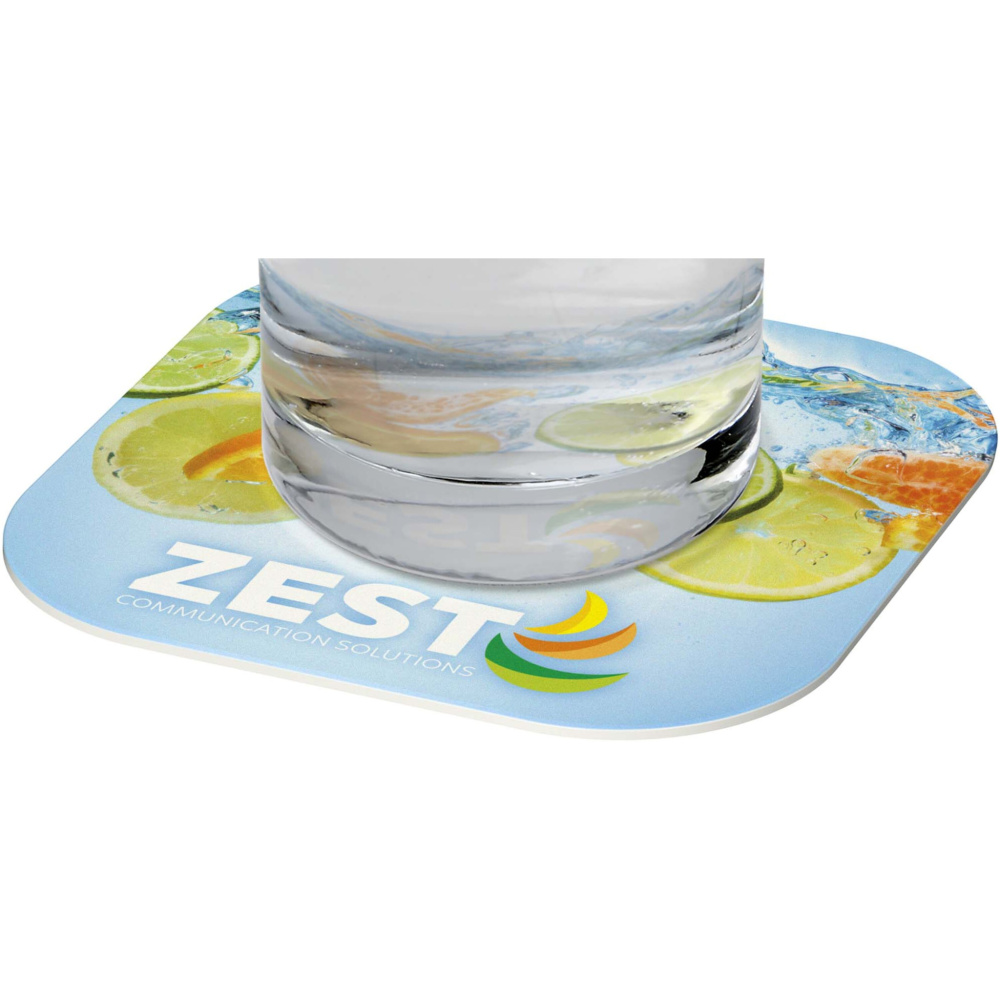 Logo trade promotional merchandise picture of: Lumin square coaster