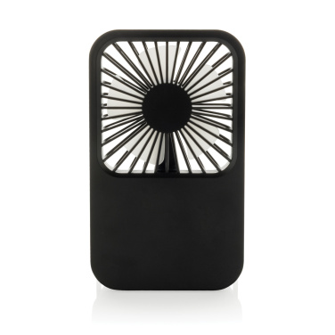Logotrade promotional merchandise picture of: Aervina RCS recycled plastic re-chargeable desk fan