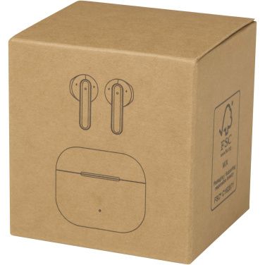 Logotrade business gift image of: Altais recycled plastic True Wireless Bluetooth® headset