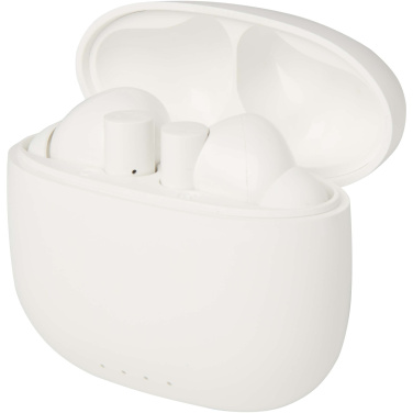 Logotrade advertising product image of: Alterf recycled plastic True Wireless Bluetooth® headset with silicone eartips