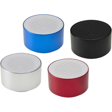 Logo trade advertising product photo of: Ankaa 3W recycled aluminium wireless Bluetooth® speaker