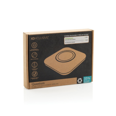 Logotrade promotional giveaway image of: Quantum ultra-fast 25W magnetic wireless charging pad