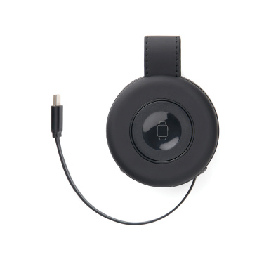 Logo trade promotional products picture of: VINGA Baltimore RCS 2-in-1 Wireless 15W Travel Charger