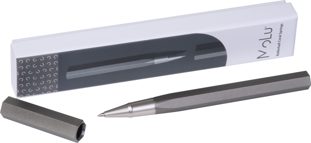 Logo trade promotional item photo of: Rollerball pen Coral Springs MoLu