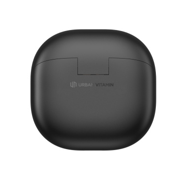Logo trade promotional products image of: Urban Vitamin Santa Clara RCS plastic ENC earbuds