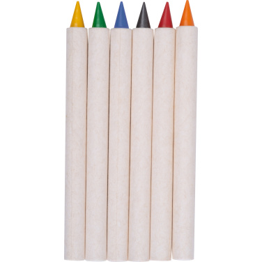 Logo trade corporate gifts picture of: Infinity Set of Wax Crayons KINGSTON