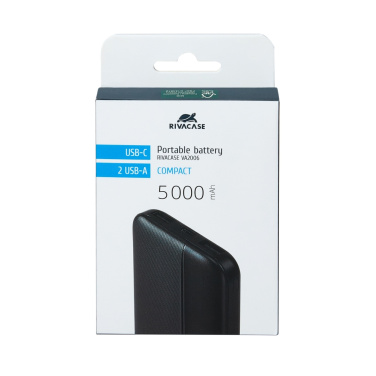 Logo trade promotional merchandise picture of: Power Bank VA2006 5000 mAh RIVACASE