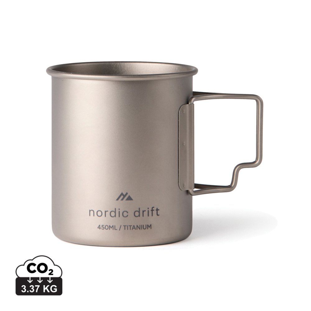 Logotrade promotional merchandise photo of: Nordic Drift Trail Ultra Light Titanium 450ml Cup