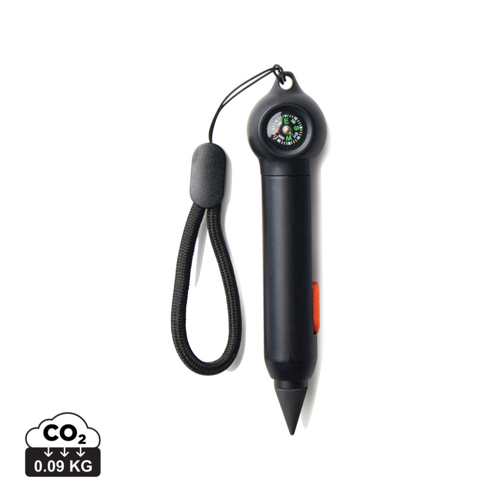 Logo trade promotional merchandise photo of: Nordic Drift Trial RCS Portable Infinity Pocket Pen W Compas