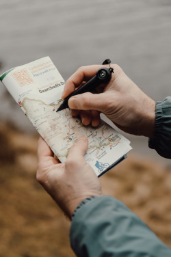 Logo trade corporate gifts picture of: Nordic Drift Trial RCS Portable Infinity Pocket Pen W Compas