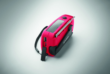 Logotrade promotional giveaway image of: Portable radio SOS with LED torch