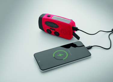 Logotrade business gift image of: Portable radio SOS with LED torch