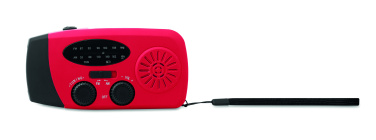 Logo trade promotional items picture of: Portable radio SOS with LED torch
