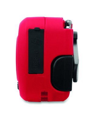 Logo trade promotional giveaways picture of: Portable radio SOS with LED torch