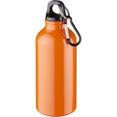 Logotrade ärikingid pilt: Oregon 400 ml alumiiniumist veepudel karabiiniga