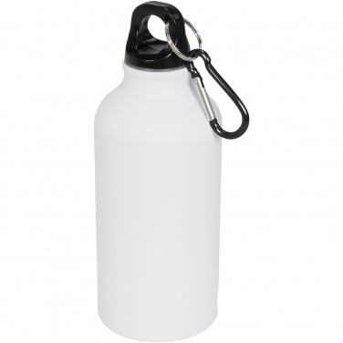 Logotrade reklaamkingid pilt: Oregon 400 ml matt veepudel karabiiniga