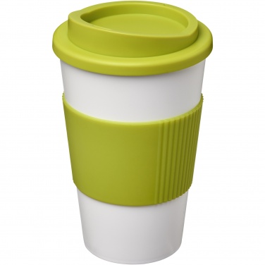Logotrade ärikingid pilt: Americano® 350 ml silikoonist võruga kohvitops